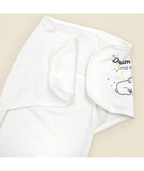 Diaper-cocoon footer with Velcro Dream Big Dexter`s Milk 3-181 0-3 months (d3-181-2msh-ml)