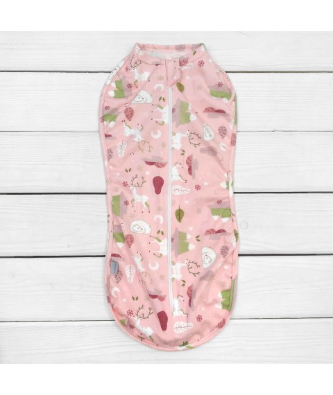 Wood Story Dexter`s euro diaper with zipper Pink 946 0-1 months (d946-1ps-rv)