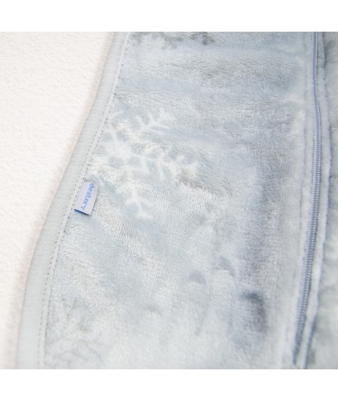 Warm diaper-cocoon with zipper 3-6 months Snow Dexter`s Gray d12-06-3sj-sr 3-6 months (d12-06-3sj-sr)