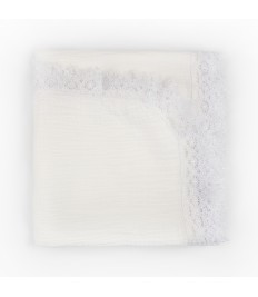 Крижма з мереживом Pure  Dexter`s  Молочний 425511  100-100см (425511)