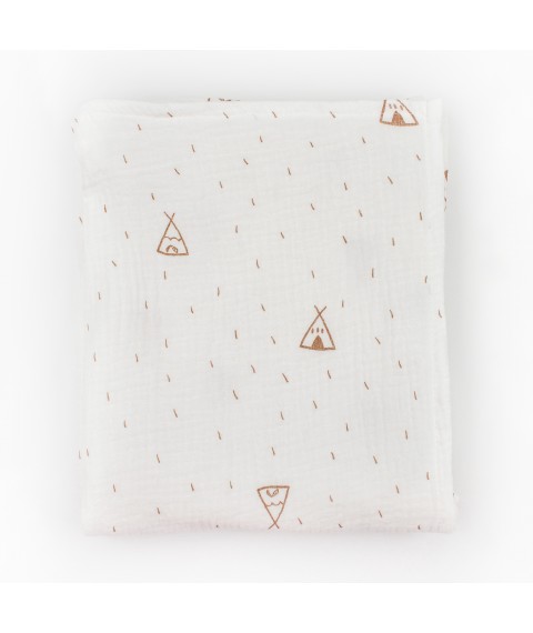 Vigvam muslin baby diaper size 85x65cm Dexter`s Milk d602-1vg 85-65cm (d602-1vg)