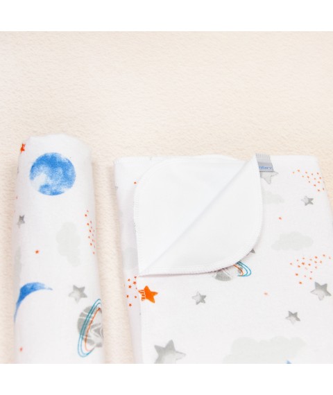 Diaper waterproof flannel Month Dexter`s White d202-2ms 70-60cm (d202-2ms)