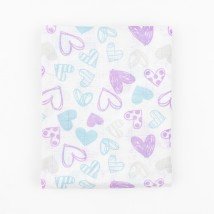 Муслиновая пеленка 75х90 Colored heart  Dexter`s  Різнокольоровий d402сц-гб  75-90см (d402сц-гб)