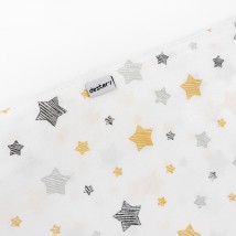 Пеленка для младенца ситец Yellow star  Dexter`s  Белый;Желтый
 d502зд-нв-ж  95-85см (d502зд-нв-ж)