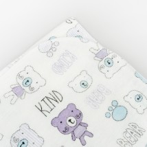 Пелюшка для немовлят 80х100 Little Bears  Dexter`s  Білий 20262  80-100см (20262)