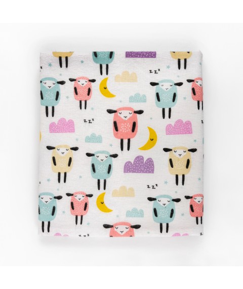 Пеленка для младенцев 80х100 Cute sheep  Dexter`s  Разноцветный 20273  80-100см (20273)
