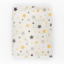 Пеленка для младенцев 80х100 Yellow star  Dexter`s  Белый 20231  80-100см (20231)