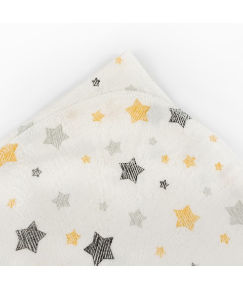 Пеленка для младенцев 80х100 Yellow star  Dexter`s  Белый 20231  80-100см (20231)