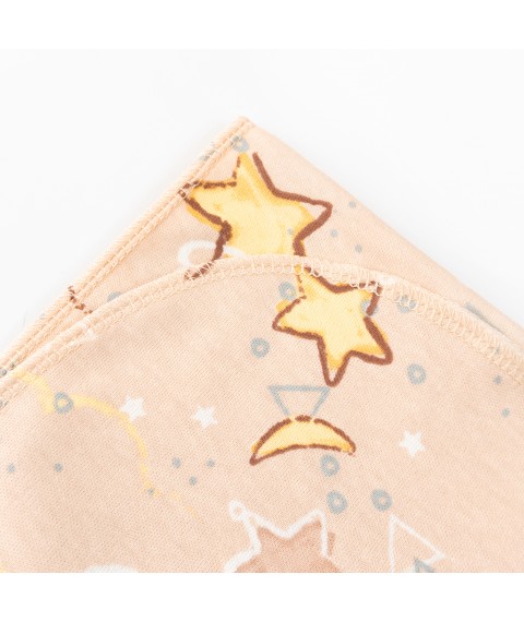 Пеленка для малышей интерлок 80х90 Star  Dexter`s  Коричневий d902зр  90-80см (d902зр)