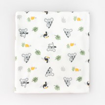 Пелюшка для немовлят інтерлок 80х90 Koala  Dexter`s  Молочний d902кл  90-80см (d902кл)