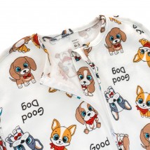 Пеленка-кокон на молнии Cute dogs  Dexter`s  Белый; Разноцветный 920116  0-3м (920116)