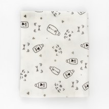 Пеленка для малышей с начесом 90х75 см Milk  Dexter`s  Белый d302млк-б  90-75см (d302млк-б)