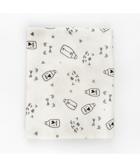 Пеленка для малышей с начесом 90х75 см Milk  Dexter`s  Белый d302млк-б  90-75см (d302млк-б)