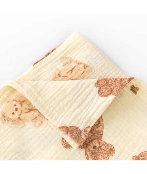 Пеленка детская 125х75 см Teddy bear  Dexter`s  Бежевый 602-57  125-75см (602-57)