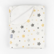 Двухслойная непромокаемая пеленка фланель Stars  Dexter`s  Молочный d202-1зр  90-70см (d202-1зр)