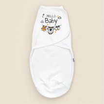 Пеленка на липучке для новорожденного Hello Baby  Dexter`s  Белый d946х-мл-2  0-3мес (d946х-мл-2)