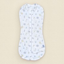 Евро-пеленка для новорожденных кулир на молнии animals  Dexter`s  Белый d146-2осм  0-3мес (d146-2осм)