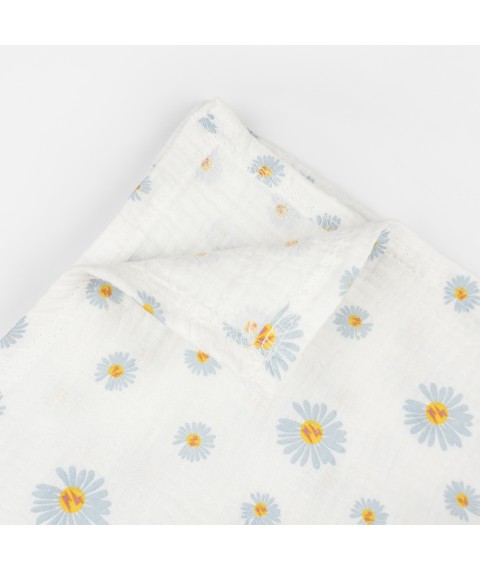 Муслінова пелюшка 125х75см  Chamomile  Dexter`s  Білий d602рм-гб  125-75см (d602рм-гб)