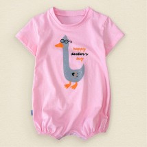 Sandbox for girls with a stylish print Geese Dexter`s Pink 103 74 cm (d103гс-рв)
