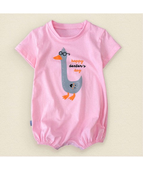 Sandbox for girls with a stylish print Geese Dexter`s Pink 103 80 cm (d103гс-рв)