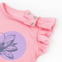 Пісочник із пов'язкою з легкої тканини для дівчинки Flower  Dexter`s  Рожевий d137рв  74 см (d137рв)
