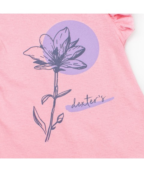 Пісочник із пов'язкою з легкої тканини для дівчинки Flower  Dexter`s  Рожевий d137рв  74 см (d137рв)