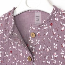 Песочник для малышей на пуговичках с цветочками Purple  Dexter`s  Фиолетовый 432224  62 см (432224)