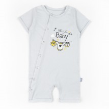 Cool children's sandbox with Hello Baby Dexter`s print Gray 144 74 cm (d144x-sr)