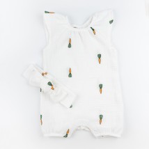 Песочник из муслина Carrot  Dexter`s  Белый d482мкр  74 см (d482мкр)