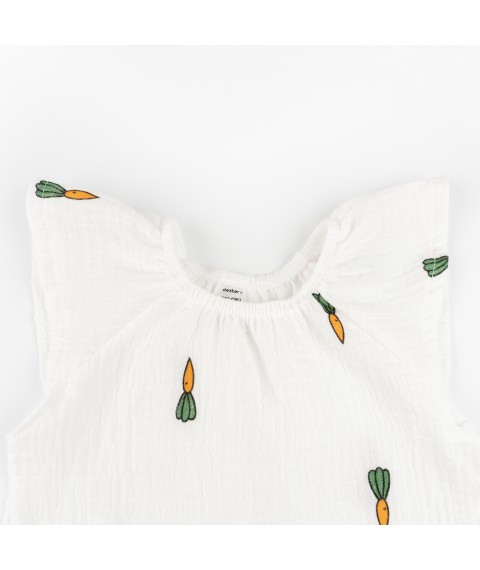 Песочник из муслина Carrot  Dexter`s  Белый d482мкр  74 см (d482мкр)
