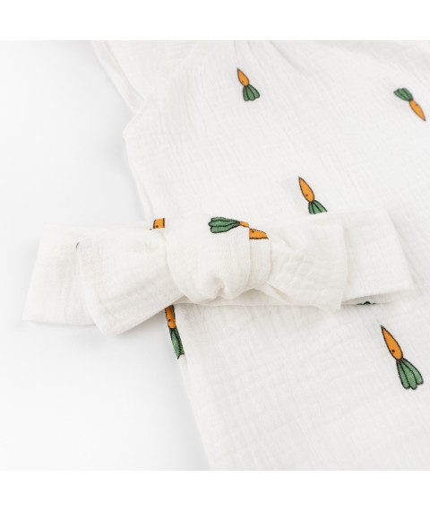 Песочник из муслина Carrot  Dexter`s  Белый d482мкр  74 см (d482мкр)