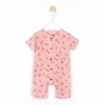 Пісочник для немовлят на ґудзиках з квіточками Cute Flowers  Dexter`s  Рожевий 432371  74 см (432371)