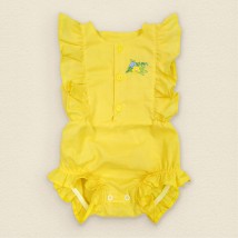 Yellow summer sandpit for girls Sunny Flower Dexter`s Yellow 437 80 cm (d437cv-w)