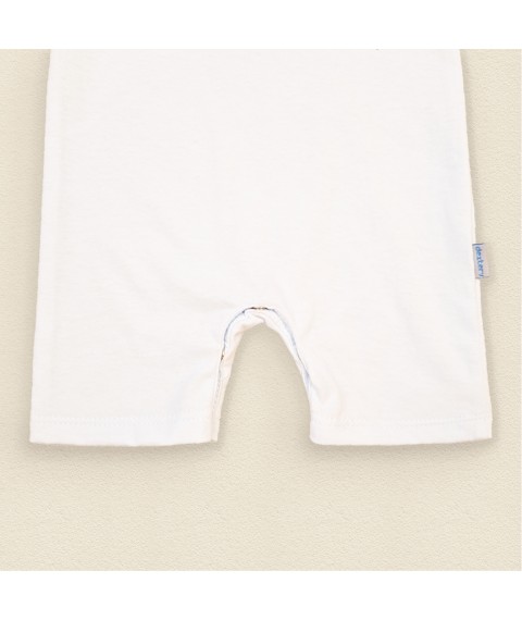 Romper with short sleeves Sunny Dexter`s White 124 74 cm (d124-1лв-рв)