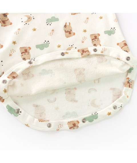 Пеленка-кокон на липучке и кнопках с начесом от 0-3 месяца Bunnies  Dexter`s  Молочный 320222  0-3м (320222)