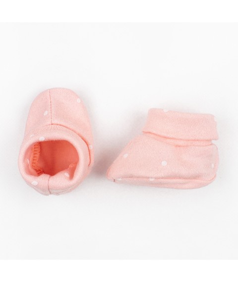 Пинетки детские интерлок Marshmallow  Dexter`s  Розовый d916-1рв-кр  0-3мес (d916-1рв-кр)