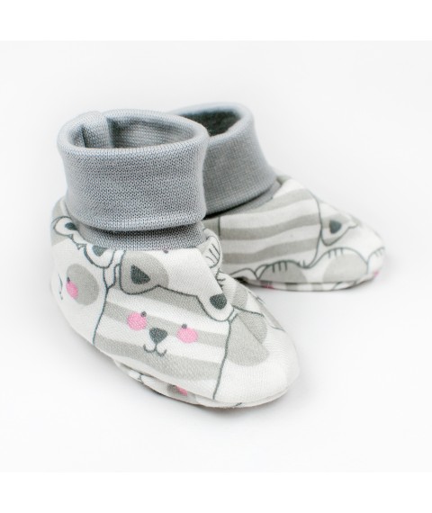 Murkotuny Malena booties Gray 916-1 0-3 months (916-1kt-sr)