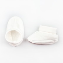 Однотонные пинетки носочки для малышей  Malena  Белый 916  0-3мес (916-1/4мл)