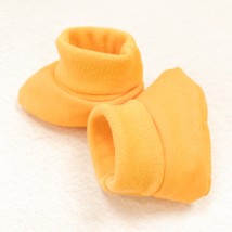 Пінетки для немовля футер помаранчеві  Dexter`s  Жовтогарячий d316-1ор  0-3міс (d316-1ор)