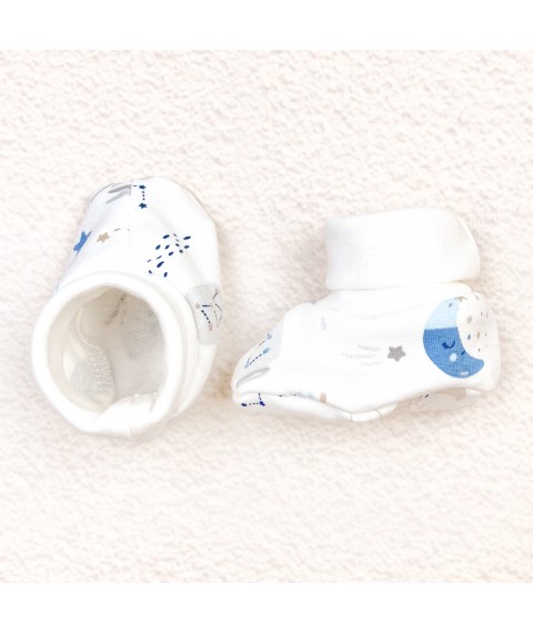 Moon Bunny Dexter`s nacho booties Milk d316-1ms-from 0-3 months (d316-1ms-from)