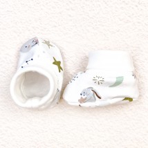 Baby booties Moon Bunny Dexter`s Milk d316-1ms-with-nv 0-3 months (d316-1ms-with-nv)