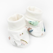 Пінетки для немовля футер Moon Bunny  Dexter`s  Молочний d316-1мс-з-нв  0-3міс (d316-1мс-з-нв)