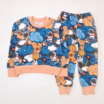 Astronaut Dexter`s Down Pajamas for Children Dark Blue 303 98 cm (d303ксм-бж)