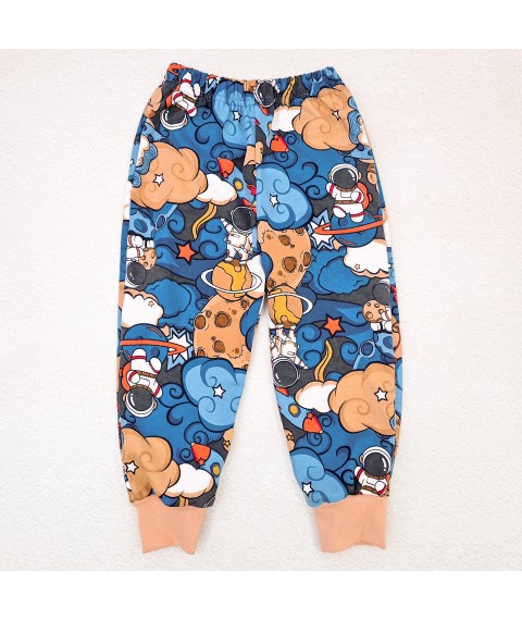 Astronaut Dexter`s Down Pajamas for Children Dark Blue 303 134 cm (d303ксм-бж)