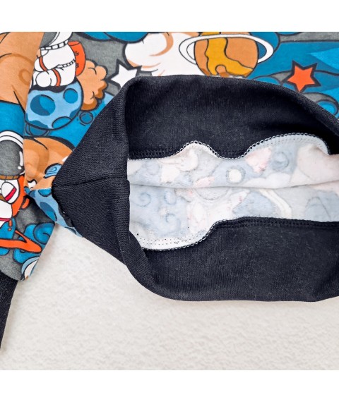 Піжама для хлопчика футер з начісом Astronaut  Dexter`s  Темно-синій 303  98 см (d303ксм-сн)