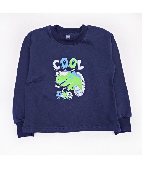 Dino Cool Dexter`s children's fur pajamas Dark blue; Gray d303dn-kl 140 cm (d303dn-kl)