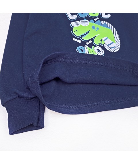Dino Cool Dexter`s children's fur pajamas Dark blue; Gray d303dn-kl 140 cm (d303dn-kl)