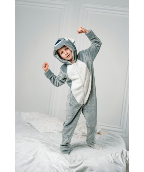 Кігурумі Koala дитячий теплий на блискавці коала  Dexter`s  Сірий d417кл-ср  134 см (d417кл-ср)
