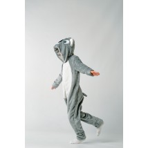 Кигуруми Koala детский теплый на молнии коала  Dexter`s  Серый d417кл-ср  134 см (d417кл-ср)