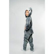 Кигуруми Owl детский теплый на молнии сова  Dexter`s  Серый d417св-ср  122 см (d417св-ср)